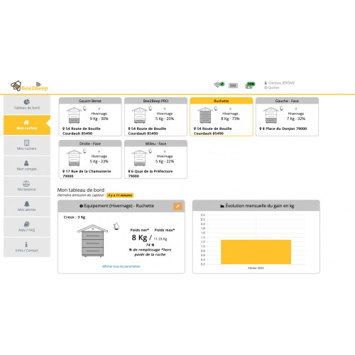Balance connectée Bee2Beep Steel