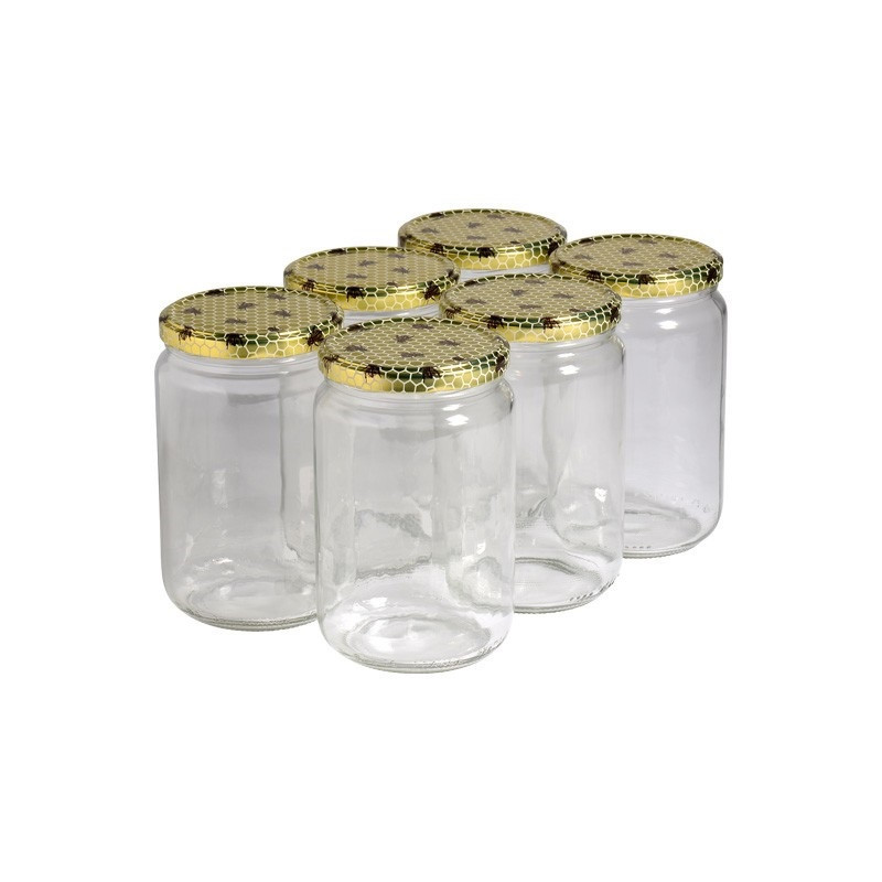 300 pots verre 1kg (750ml)...