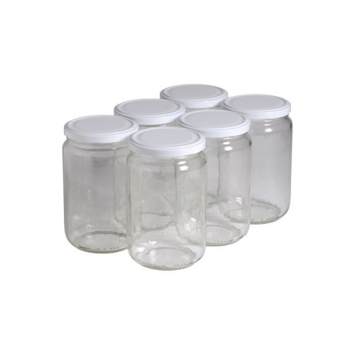 300 pots verre 1kg (750ml) avec couvercles TO82