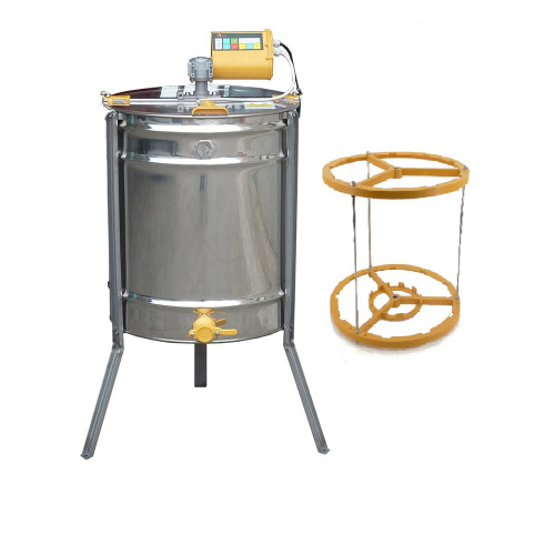 Extracteur 9 1/2 radiaire ou 3 cadres Dadant électrique sans grilles évacuation totale