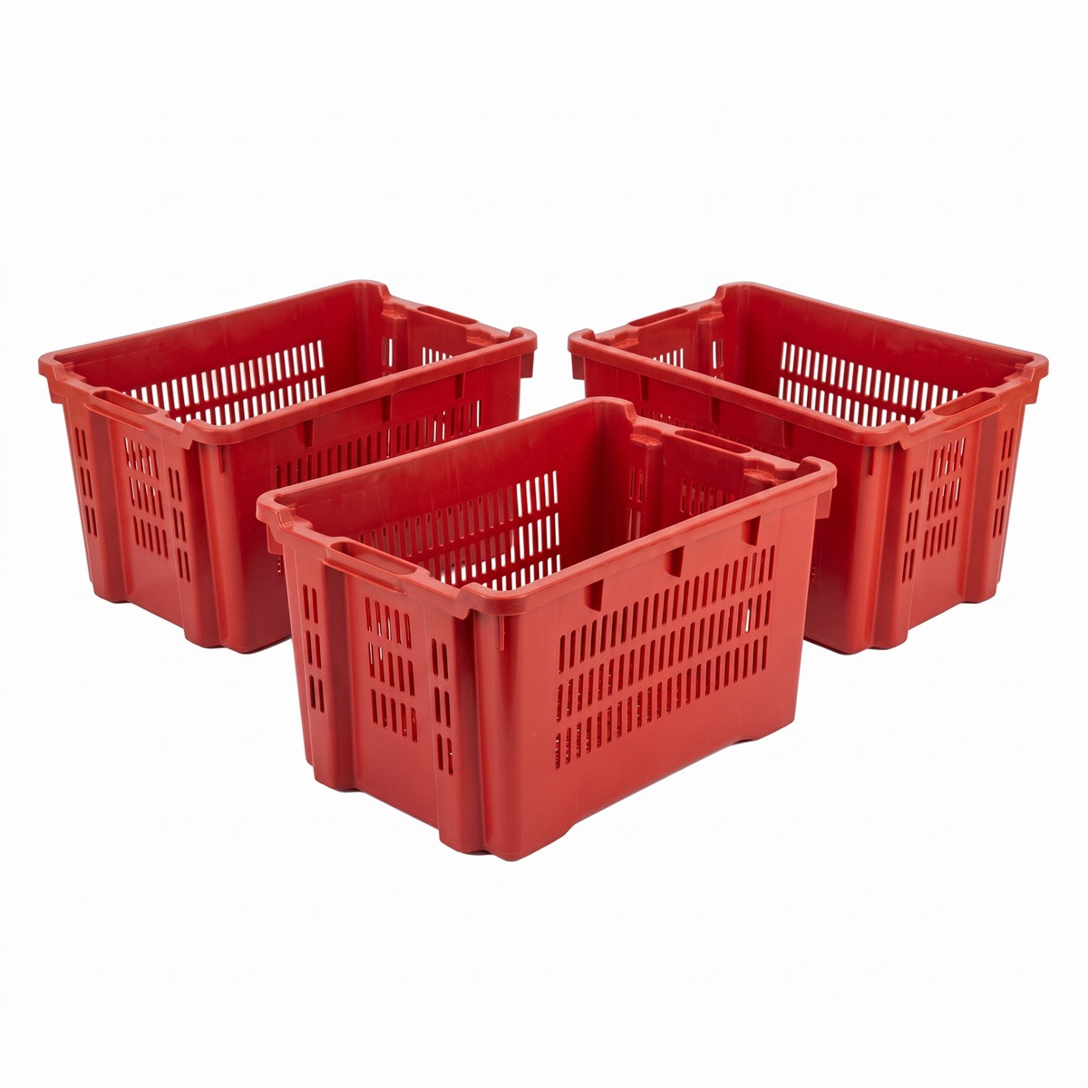 Lot de 3 caisses ajourées...