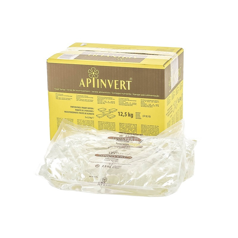 5 x Sirop Apiinvert 2,5 kg