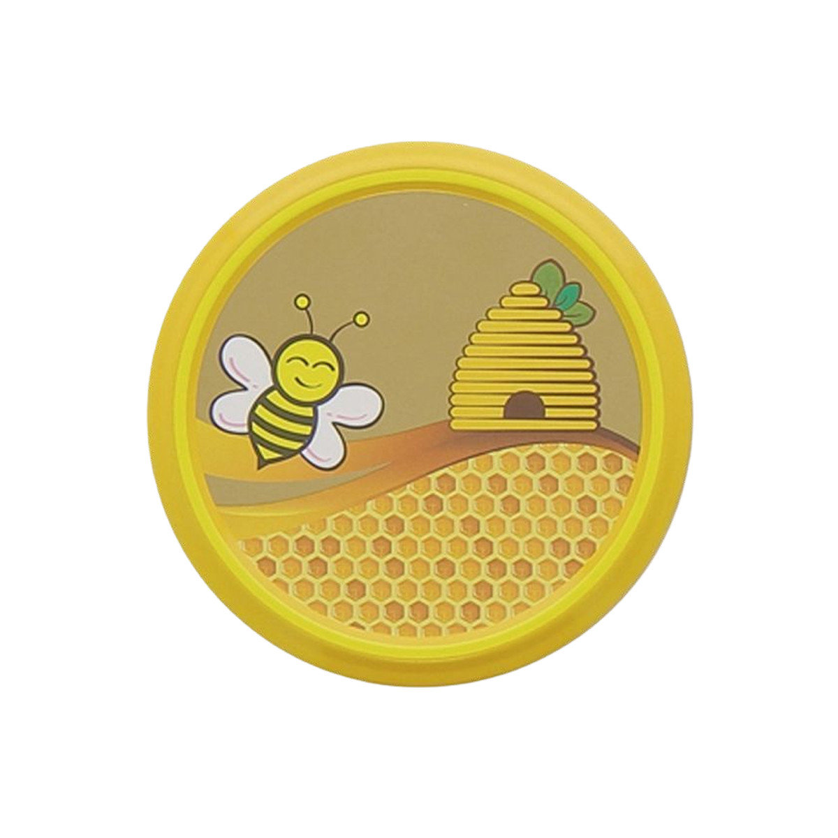 1400 Couvercles Twist Off Ruche / Miel TO 63 