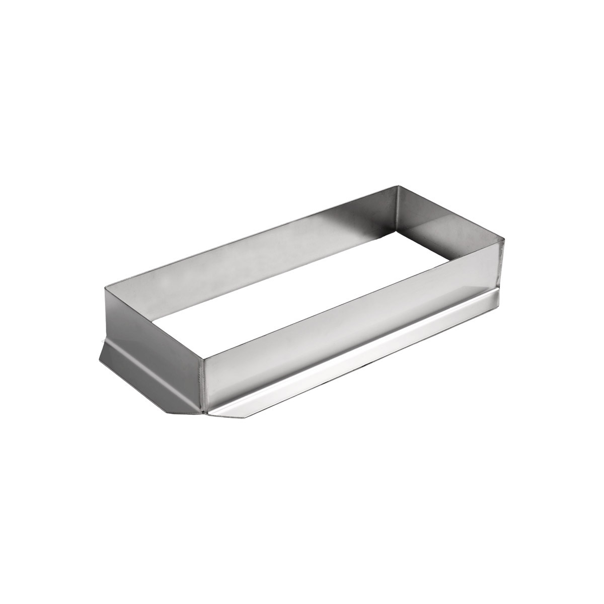 Petit cadre en inox pour mouler le nougat 20x35 cm - hauteur 5cm